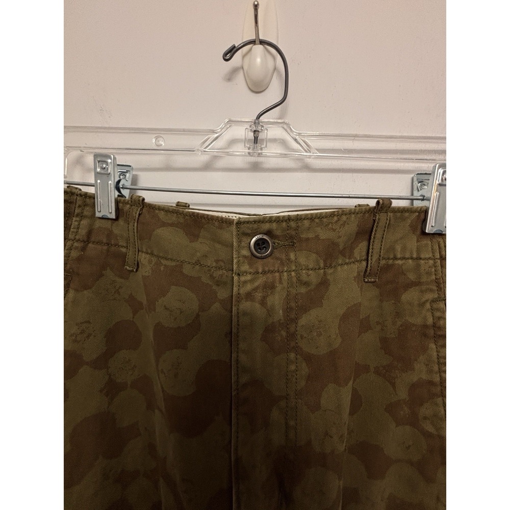 Levi Strauss Green Camo Cargo Shorts 32x10 Carrier Pockets Hunter Gorpcore Y2K - Picture 4 of 12